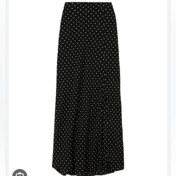 ROTATE BIRGER CHRISTENSEN camara polka dot skirt in black - Picture 4 of 9